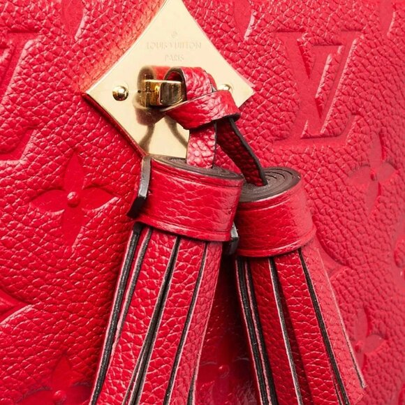 Louis Vuitton Scarlet Monogram Empreinte Leather Saintonge Crossbody Bag - Picture 7 of 12